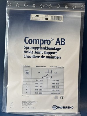 Size 3 Bauerfeind Compro AB Ankle Joint support for more stability
