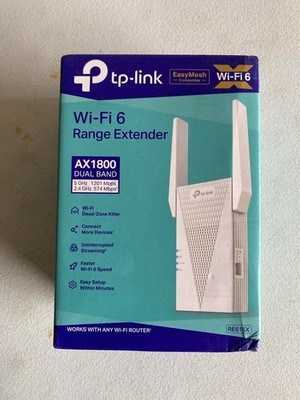 TP-Link RE615X AX1800 WiFi 6 Range Extender w/Ethernet Port | 1.8G Dual