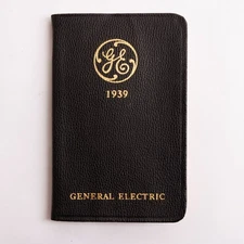 Vintage General Electric GE Pocket Reference 1939