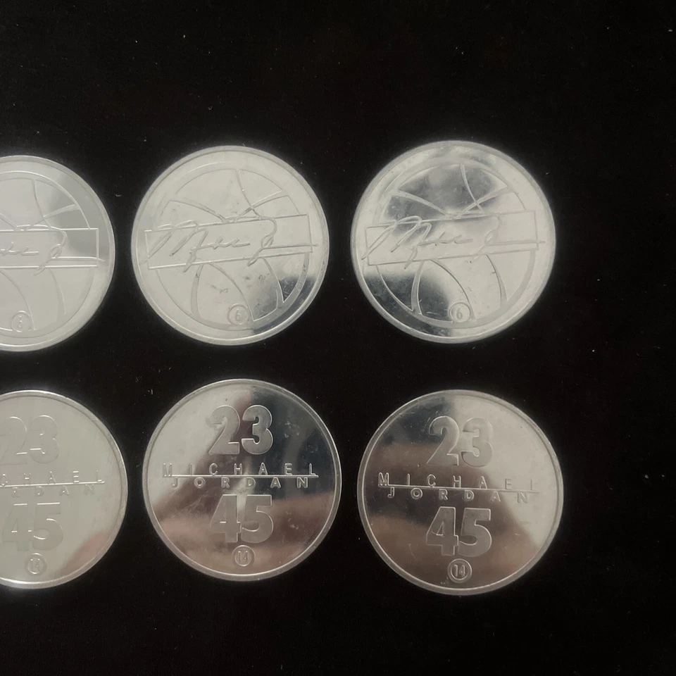 Brand New (10) Michael Jordan Pog Metal Slammers Street Kaps Milk Caps Pogs - Image 4 of 4