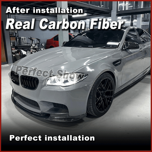 Alerón delantero de carbono divisor labio delantero tracción delantera para BMW Serie 5 F10 M5 2011-16 - Imagen 5 de 12