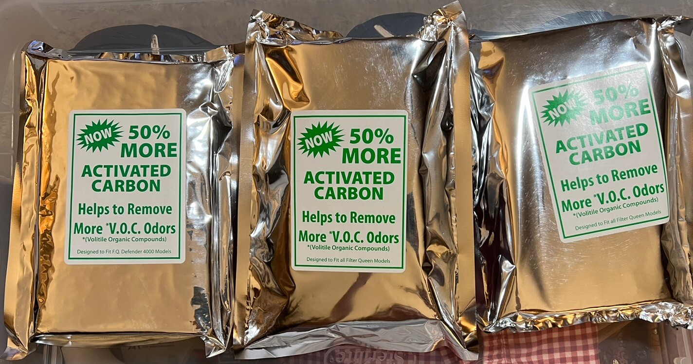 3 Carbon Pre Filter Wrap for Filter Queen Air Defender AM4000 Unopened