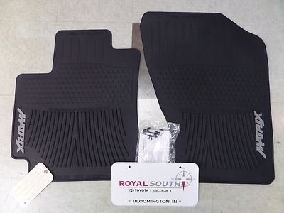 Toyota Matrix 09-11 AWD Front (2) All Weather Floor Mats Set Genuine OEM OE