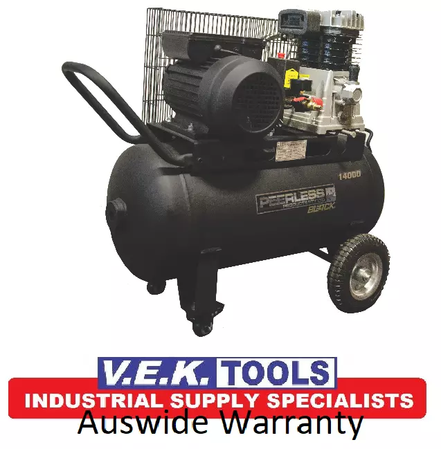 Peerless Black PB14000 Electric Air Compressor 220LPM 2.5HP 10A