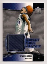 2004-05 DEVIN HARRIS UD SWEET SHOT ROOKIE JERSEY WISCONSIN BADGERS UTAH JAZZ