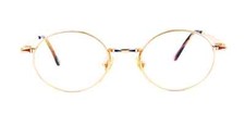 Club LA 7321 Unique Vintage Metal Antique Gold Silver Colorful Eyeglasses Italy
