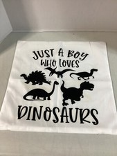 17x17 Dinosaur Pillow Case