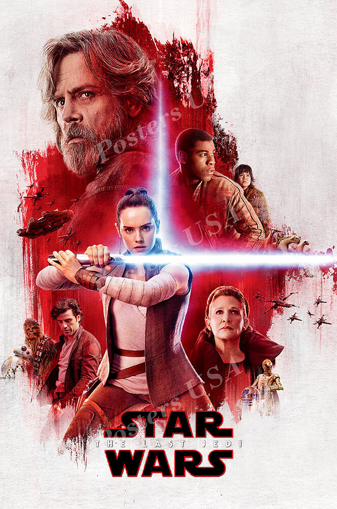 Star Wars Episode VIII The Last Jedi Movie Premium POSTER MADE IN USA -  MCP091