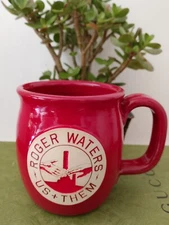 Roger Waters Coffee Mug Us + Them Pink Floyd Dark Side Sunset Hill Stoneware oop