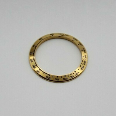 WATCH BEZEL INSERT INLAY GOLD COLOUR COMPATIBLE FOR 40MM  ROLEX  DTONA