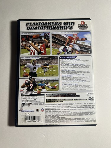 Madden NFL 2004 Sony PlayStation 2 PS2 CIB completo testato e funzionante - Foto 3 di 6