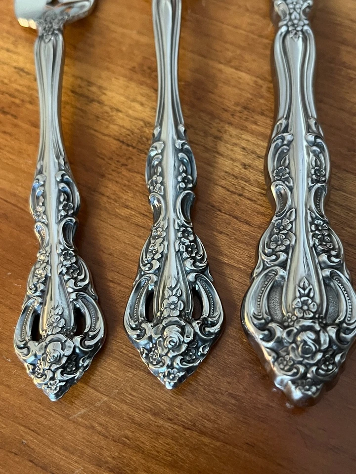 Oneida MICHELANGELO  CUBE Heirloom  Stainless Flatware - Choice - Image 2 of 4