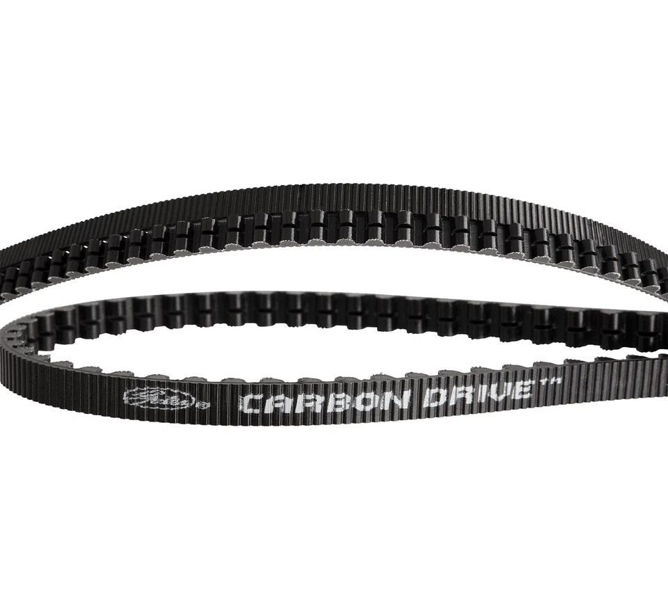 GATES CARBON DRIVE CDX Riemen 122 Zähne | 11M-122T-12CT | 1342 mm Pitch 11 Black