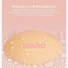 NIB New YODOYO Nipple Covers Sticky Adhesive Silicone Nipple Pasties Reusable