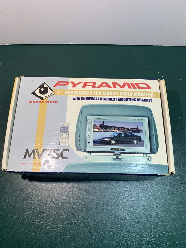 金字塔 | 7 英寸宽屏液晶移动视频监视器 | 全新无标签 — 第 2/4 张图片