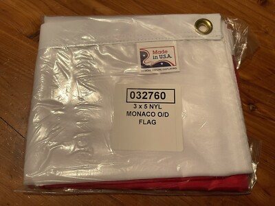 Eder Flag Monaco 3  X 5  Flag - USA MADE!!! - NEW!!! SHIPS FREE!!!