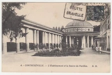 CPSM 88 CONTREXEVILLE L’Etablissement et la Source du Pavillon n° 4