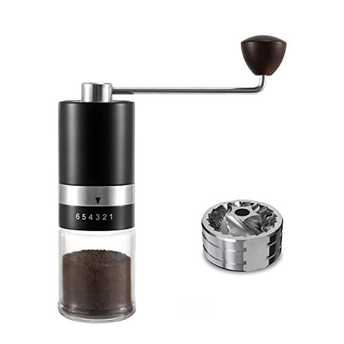 Idea Regalo: Vevok Chef Macinacaffè Manuale Premium 6 Regolazioni