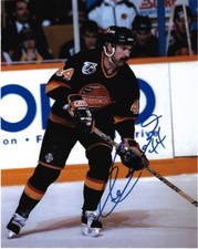 Vancouver Canucks Dave Babych Autographed Signed 8x10 NHL Photo COA D