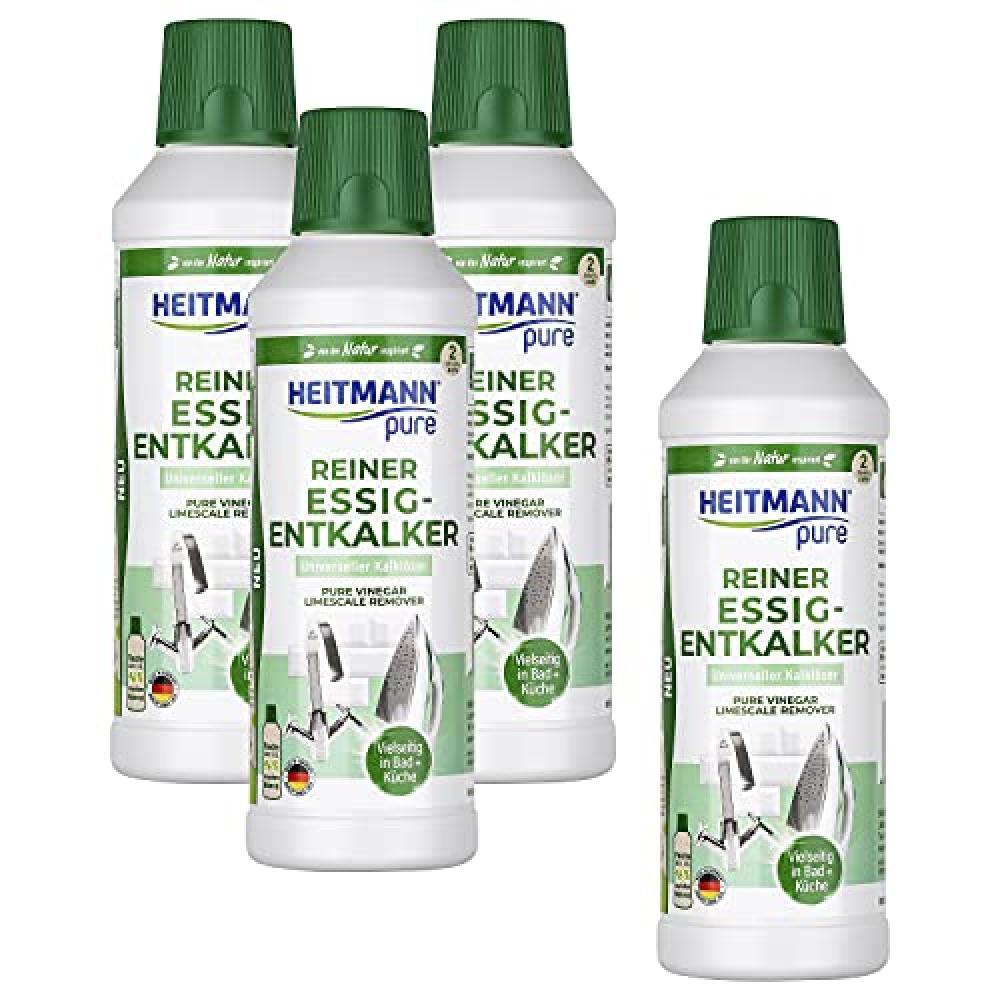 HEITMANN Pure Ossigante puro aceto, 4 x 500 ml - NUOVO
