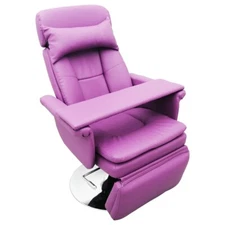 Purple Air Pressure Facial Bed  Spa Table Salon Massage Chair Adjustable Vinyl