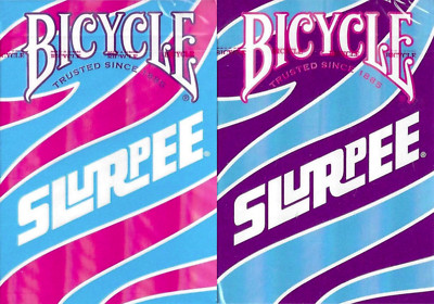 Bicycle 7 -Eleven Slurpee Playing Cards 2 Deck Set   Fourth Edition - SEALED