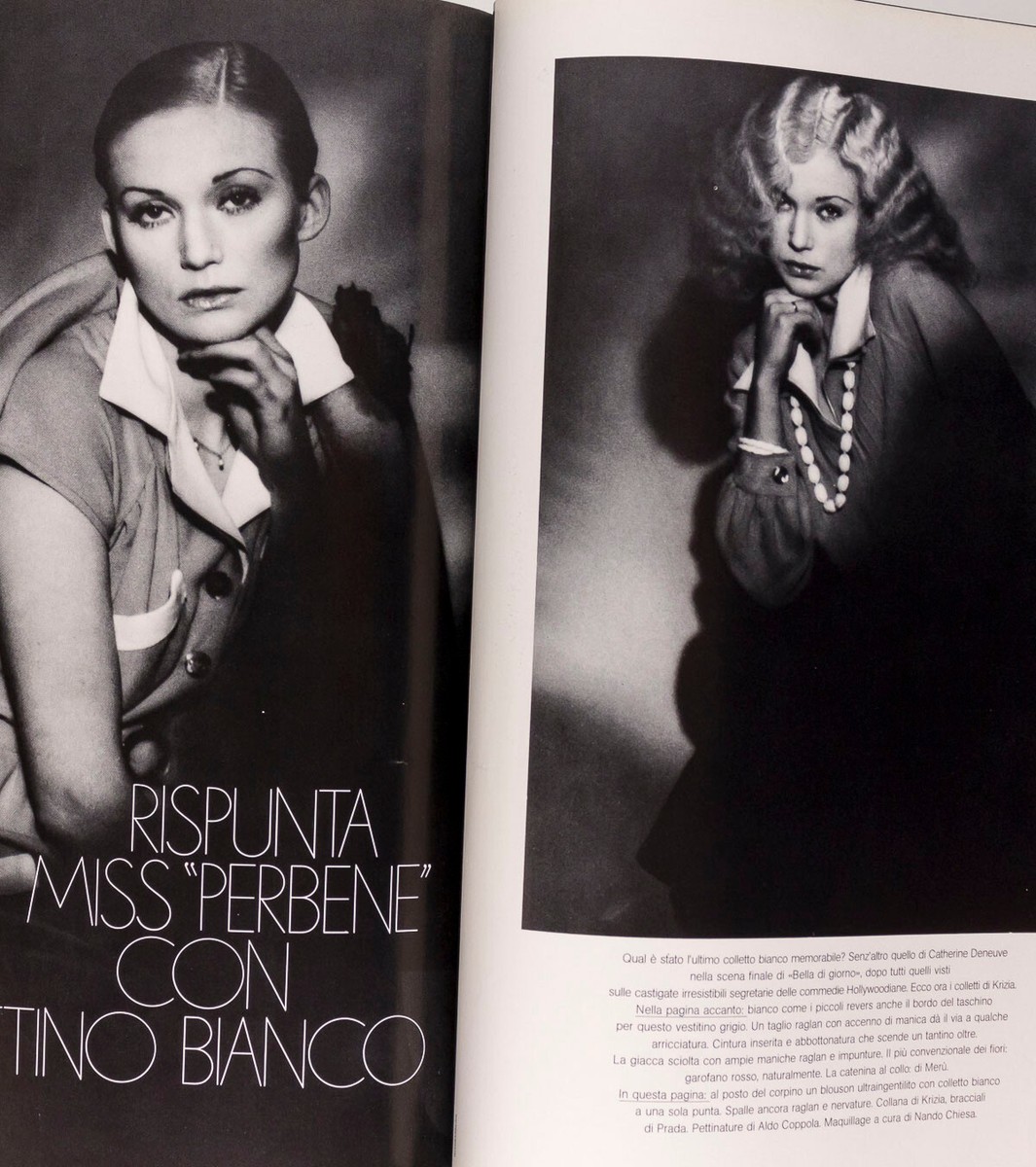 Jaan Stephens GUY BOURDIN Marie Helvin VOGUE ITALIA February 1975