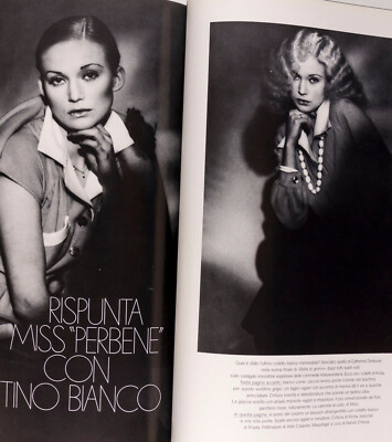 Jaan Stephens GUY BOURDIN Marie Helvin VOGUE ITALIA February 1975