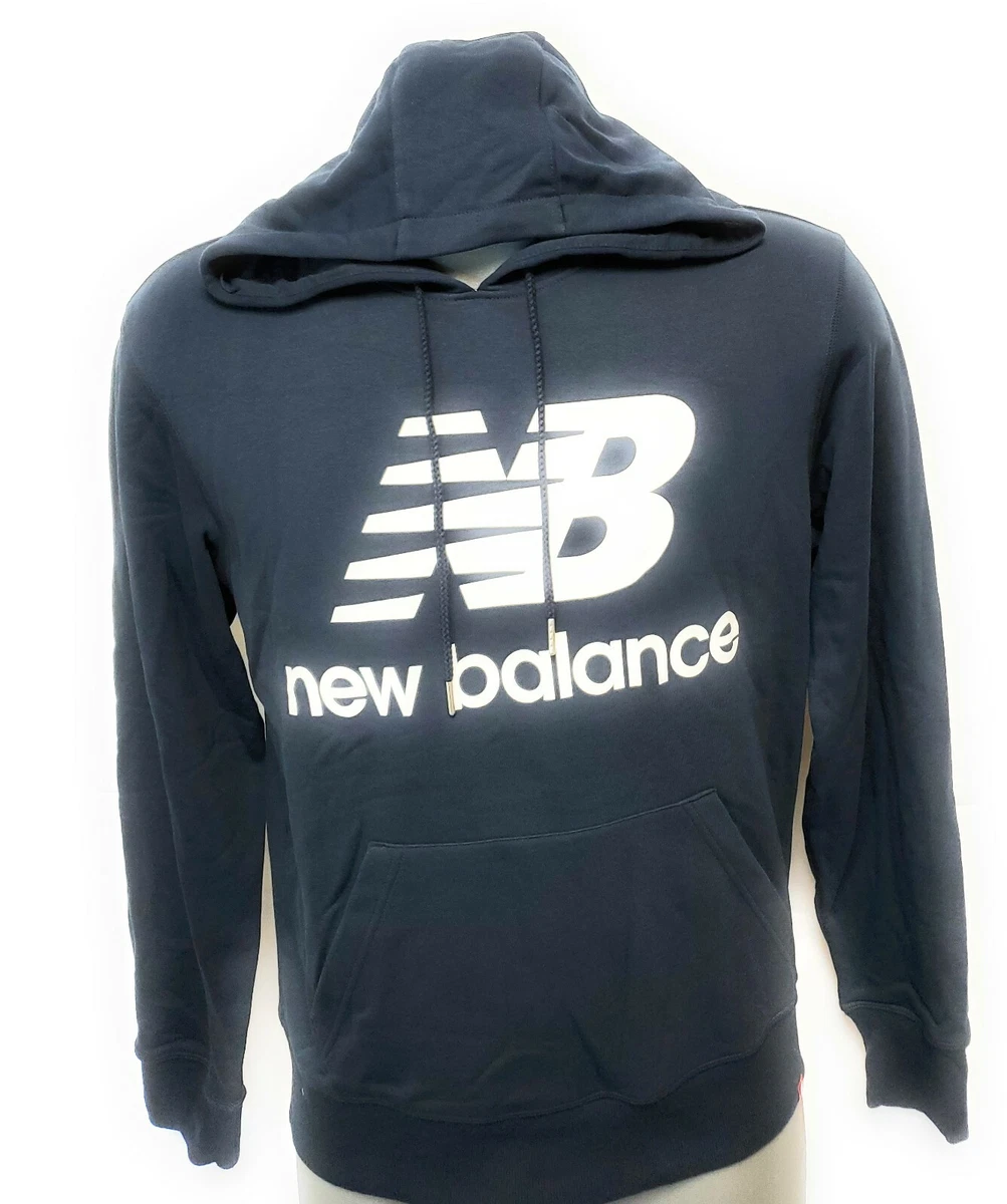 navy blue new balance hoodie