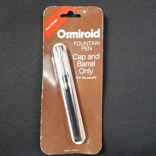 Vintage Osmiroid Fountain Pen Cap And Barrel Only