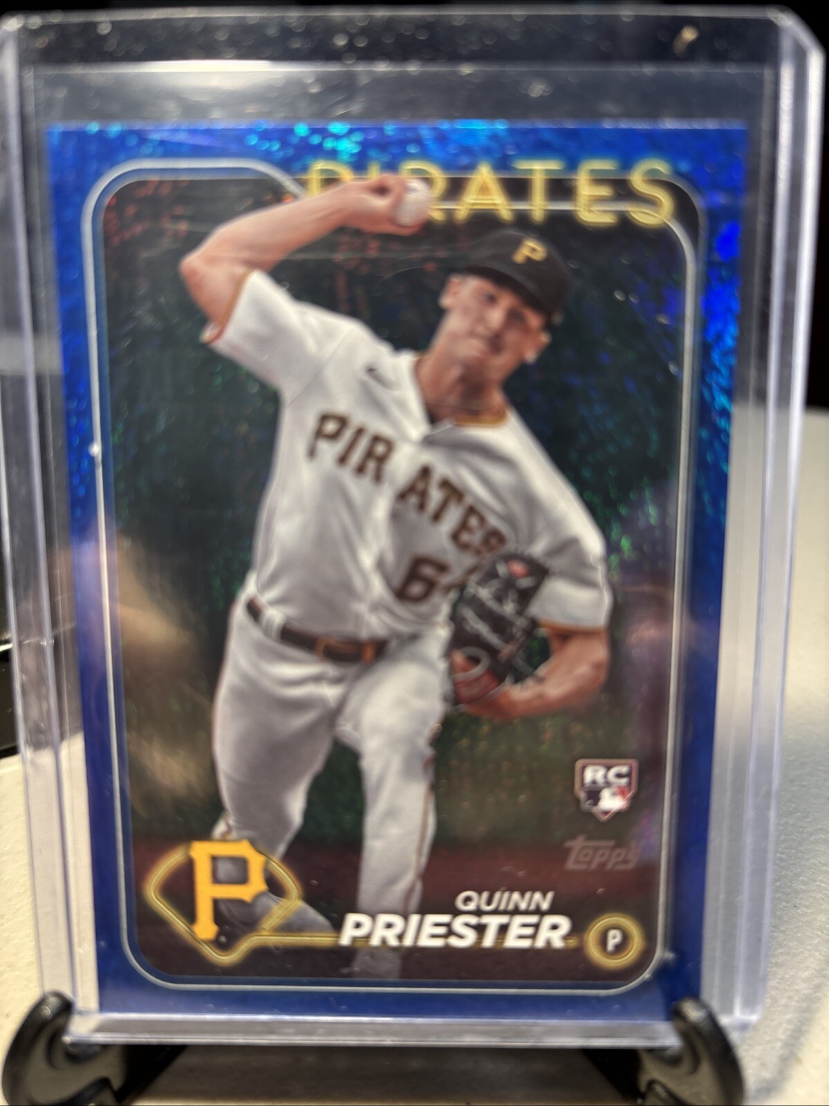 2024 Topps Series 1 - Blue Holofoil #93 Quinn Priester /999 (RC)