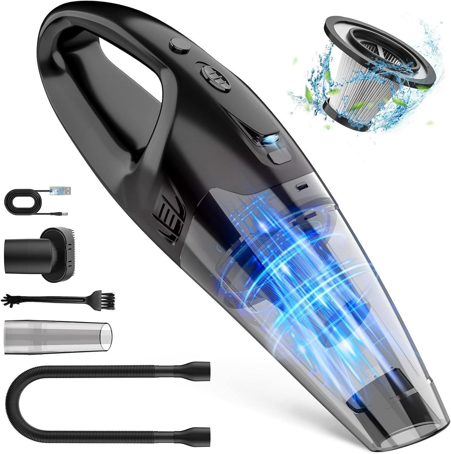 Handheld Vacuum Cordless Rechargeable 3-In-1, Dust Busters Cordless Rechargeable-image