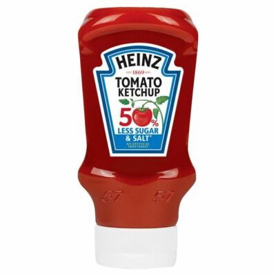 Heinz Tomato Ketchup 50% Less Sugar & Salt - 435g (0.95 lbs)
