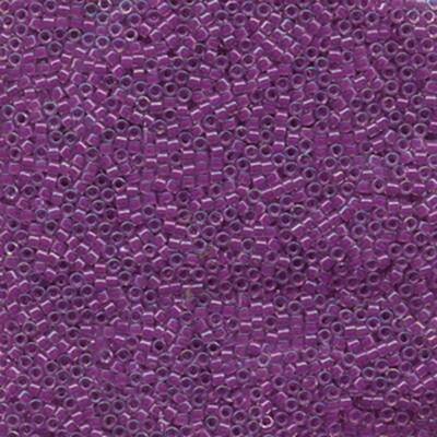 Delica Beads Miyuki 11/0 DB073 Lilac Purple Lined Crystal AB Seed Beads Cylinder