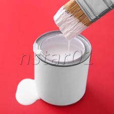 Empty Paint Can Metal Container with Lid for Paint Varnish 2 Pint Silver Color