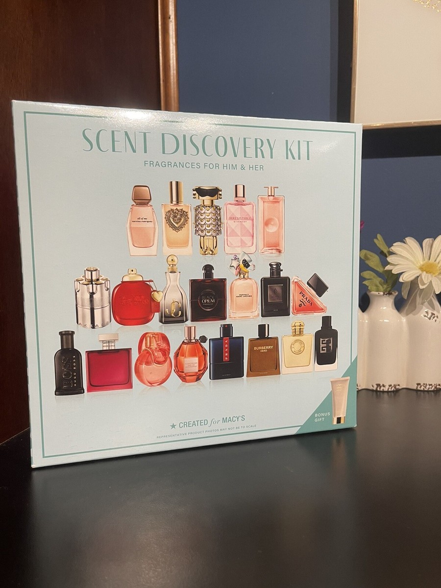 21 Pc FRAGRANCE SAMPLER SET SCENT DISCOVERY KIT FOR HIM HER