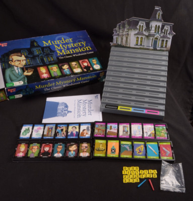 Murder Mystery Mansion Family Detective Board Game University Brand A MasterMind