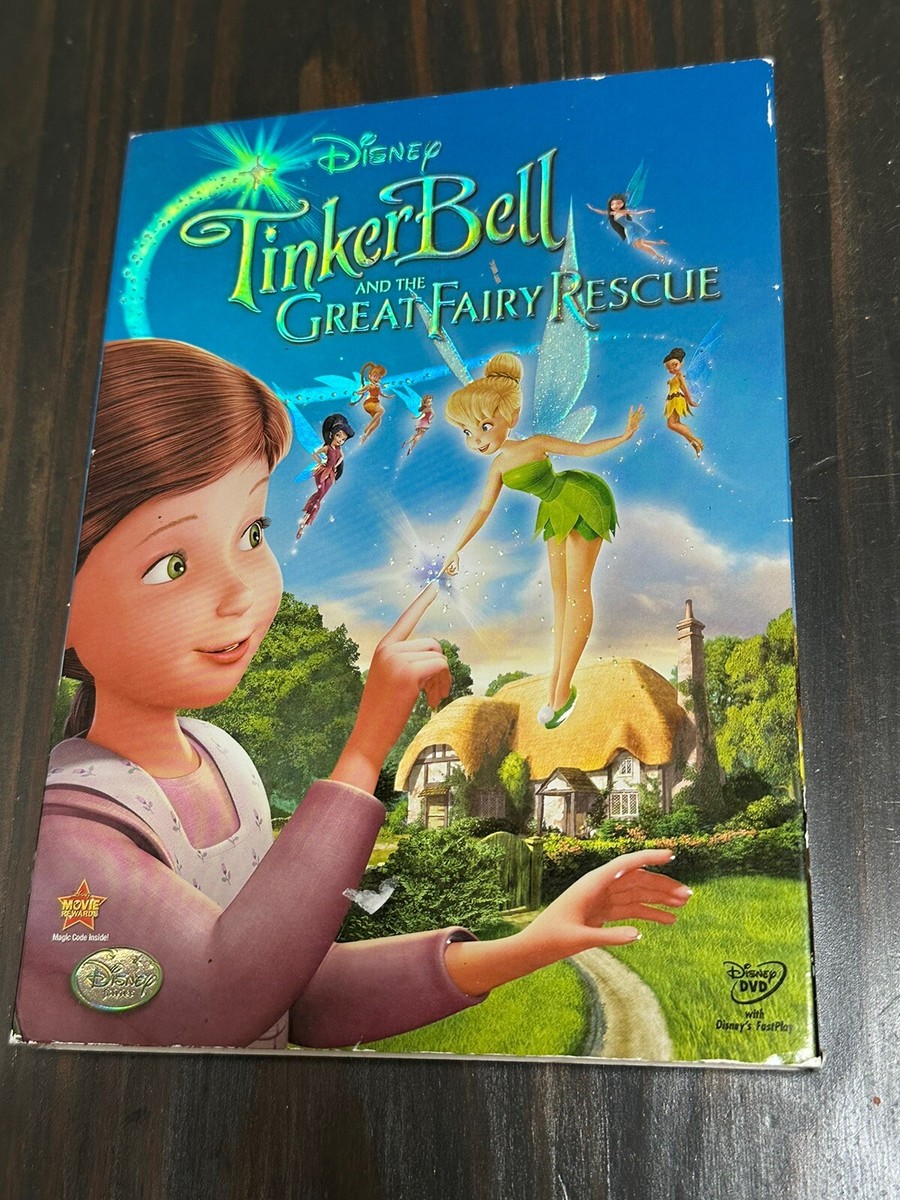 Tinker Bell and the Great Fairy Rescue DVD 2010, Disney) Family