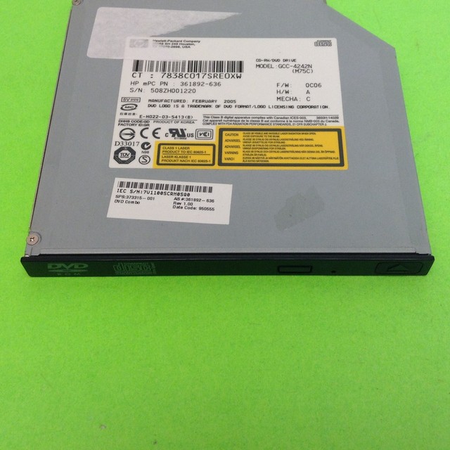 Hp Compaq Nc63 Cd Rw Dvd Rom Optical Drive Ts L462 Ide For Sale Online Ebay