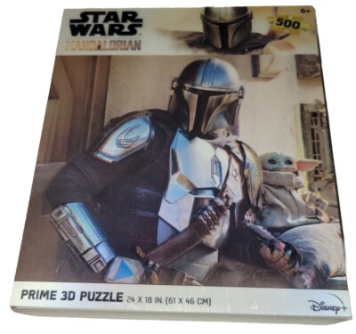 Star Wars Prime 3D Puzzle 500 Pieces The Mandalorian 24''×18'' FREE SHIPPING 