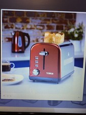 Tower T20014R Infinity 2 Slice Toaster with 7 Setting & Defrost Function NEW BOX
