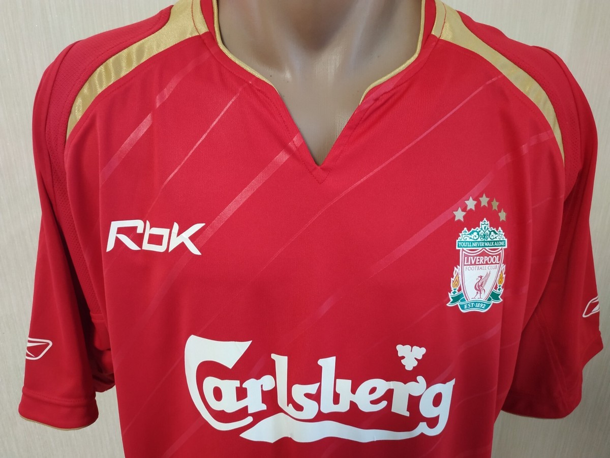 Liverpool football jersey Cup shirt 2005/2006 size XL | eBay