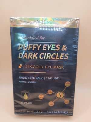 AVJONE 24K Gold Eye Mask -30 Pairs