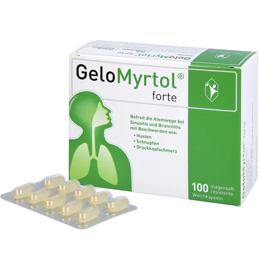 POHL BOSKAMP GeloMyrtol forte Kapseln 100 St. Kapseln PZN 1479163