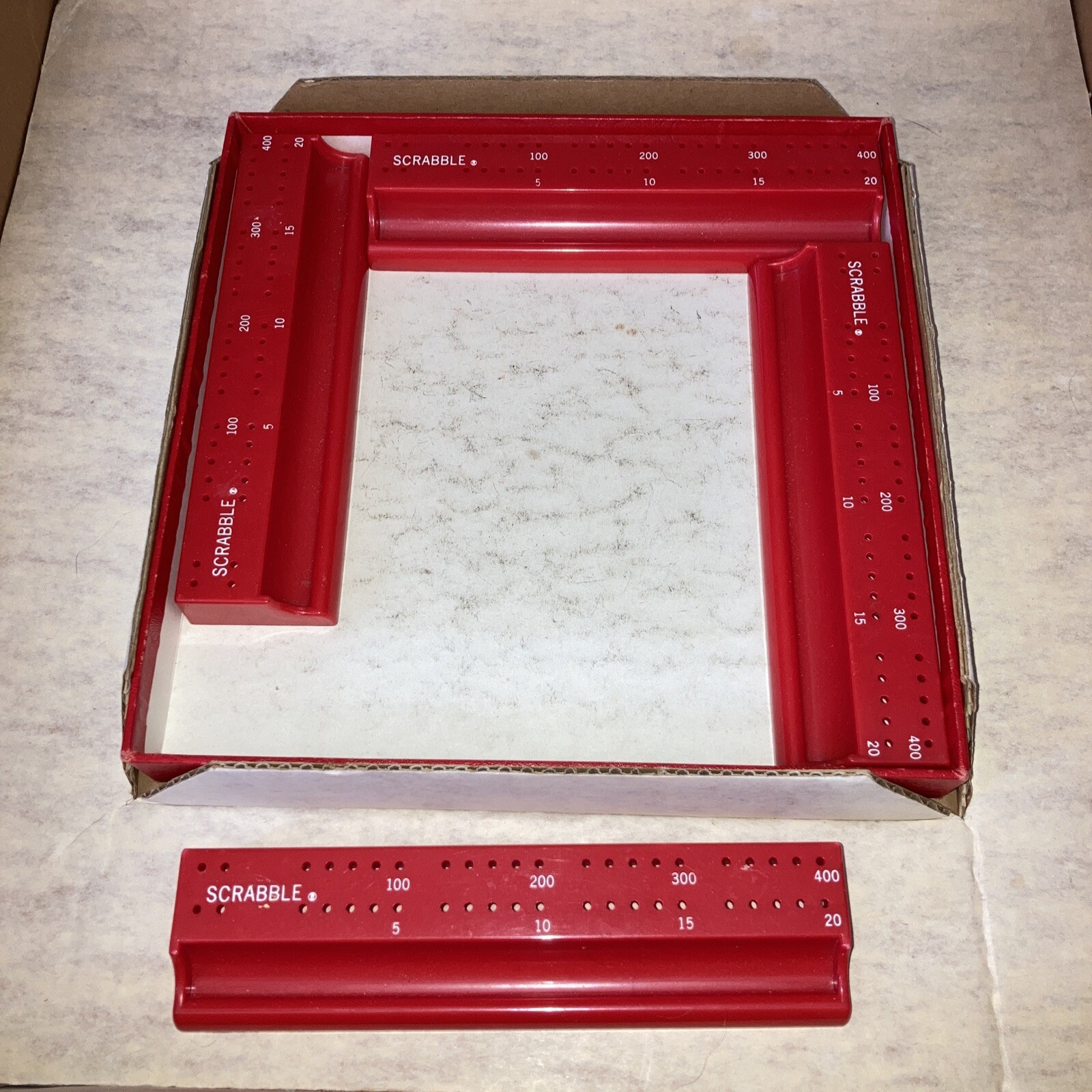 Vintage No. 71 Deluxe Scrabble Crossword Game Revolving Board Selchow