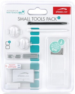 Speedlink 8in1 PACK Schutz-Folie Stifte Game-Case Slot Kappen für Nintendo DSi
