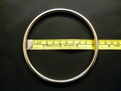 Metallring, geschweißt, 10 cm / 4 Zoll Innendurchmesser,