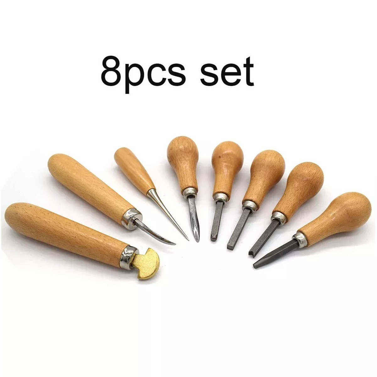 Jewelry Diamond Bezel Set Gemstone Setting Tool Pusher Hand DIY Wooden  Handle