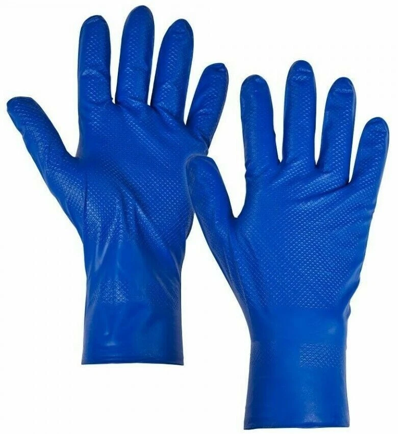 SUPERTOUCH PG 900 Nitrile Extra Strong Textured Grip Fish Scale Gloves