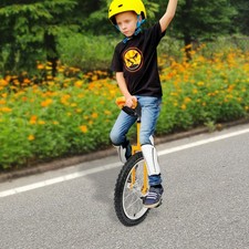 17.72in Wheel Adjustable Exercise Unicycle Outdoor Unicycle One Wheel Bike